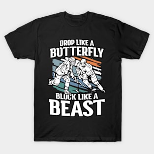 Drop Like a Butterfly Block Like a Beast T-Shirt